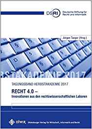 Joerg Heidrich hat in den Tagungsbänden der Herbstakademie der Deutschen Stiftung ffür Recht und Informatik veröffentlicht