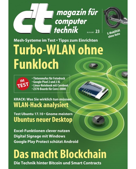 Heidrich Rechtsanwälte haben über 100 Veröffentlichungen im Computer-Fachmagazin c't